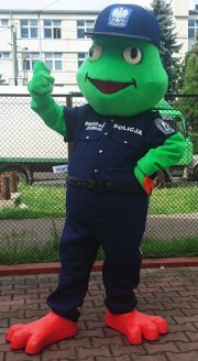 Elabika inspirational advertising costumes Frog Sergeant Żabuś KMP Olsztyn