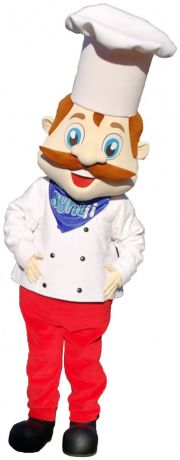 Elabika mascot maskotki reklamowe moda lata 20 Kucharz SynLii