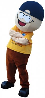 Elabika mascot kostiumy reklamowe Chłopiec Radomszczańska Akademia Piłkarska