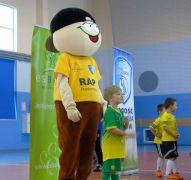 Elabika piłkarskie stroje reklamowe Chłopiec Radomszczańska Akademia Piłkarska