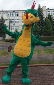 Elabika polish event costumes for order mascot Dragon Niewawelski