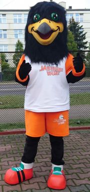 Elabika advertising costumes club mascots Hawk Jastrzębski Węgiel