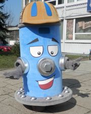 Elabika kostium reklamowy Bury Hydrant WiK Opole