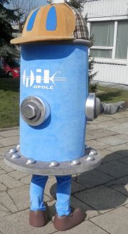 Elabika stroje maskotek wypożyczalnia Bury Hydrant WiK Opole