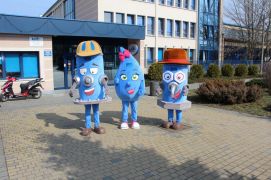 Elabika producent maskotek reklamowych na zamówienie Bury Hydrant WiK Opole