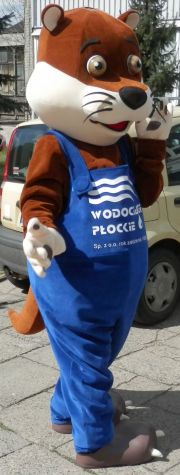Elabika kostiumy reklamowe Wydra Wodociągi Płockie
