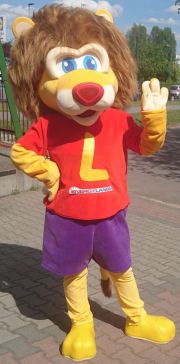 Kostiumy reklamowe na zamówienie Elabika Lew Leoś Energylandia 