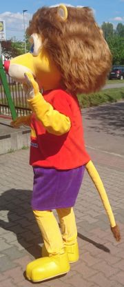 Stroje reklamowe na zamówienie Elabika Lew Leoś Energylandia
