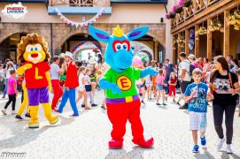 Stroje reklamowe tanio na zamówienie Elabika Lew Leoś Energylandia
