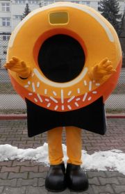 Smakowite kostiumy na zamówienie Mr Donut Pączek