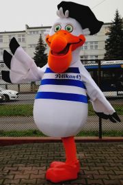 Custom advertising costumes Elabika Pelican Pelikan