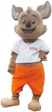 Egzotyczne stroje reklamowe na zamówienie Elabika Miś koala L'artaudois