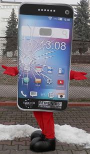 Elabika advertising suit Telephone Smartphone to order Remondis
