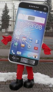 Elabika kostium strój telefon na zamówienie Remondis