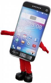 Elabika kostiumy reklamowe telefon smartfon na zamówienie Remondis
