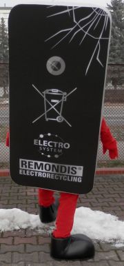 Elabika strój reklamowy Telefon Remondis