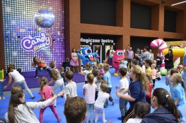Maskotki monster Andy i Candy z Candy Park