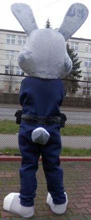 Strój reklamowy Zając Prudek Policja Prudnik