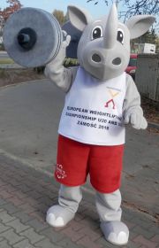 Pluszowy Nosorożec Sztangista Zamość