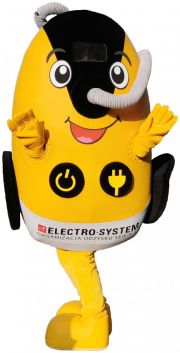 Strój w postaci odkurzacza Odkurzacz Remondis Electrorecycling