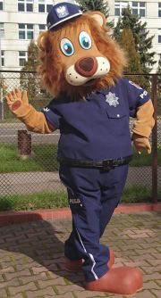 Przebranie w postaci Lwa Policja Oleśnica