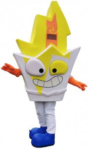 Przebranie w stylu figurki SuperZings Neon Blast