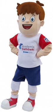 Stroje reklamowe Chłopiec Siatkarz Akademia Siatkówki AS