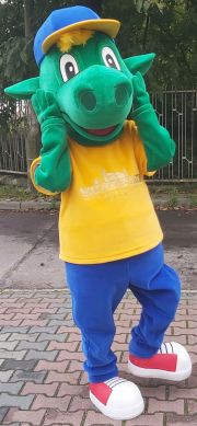 Strój reklamowy zielony Smok