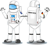 Strój reklamowy stylizowany na astronautę skafander kosmiczny NASA  - projekt