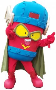 Markowy kostium reklamowy figurka Super Zings Kid Fury