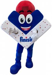 Strój reklamowy trójkomorowa kapsułka do prania Finish