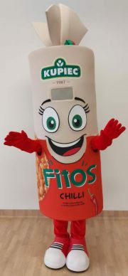 Kostium reklamowy w postaci opakowania wafli