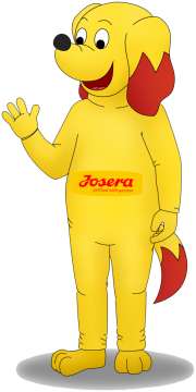 Elabika przebranie za psa w żółtym kolorze - projekt