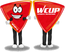 Elabika kostium reklamowy w kształcie trójkąta WCup - projekt