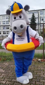 Stroje reklamowe hipopotam