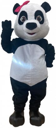 Biało-czarny miś strój reklamowy Miś Panda MAC