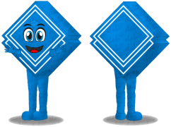 Strój reklamowy przebranie kostium Romb Ludzik Veka - projekt