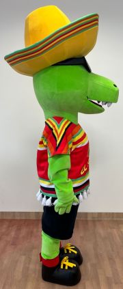 Strój chodzącej maskotki krokodyl