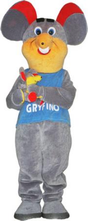 Elabika mascot costumes Mouse Gimnazjum Gryfino
