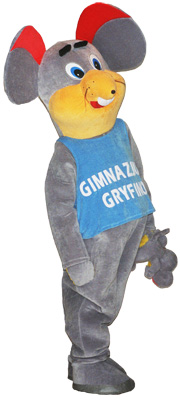 Elabika stroje reklamowe Mysz Gimnazjum Gryfino