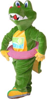 Elabika mascot costumes Crocodile Centrum Rekreacji Perła w Ostródzie