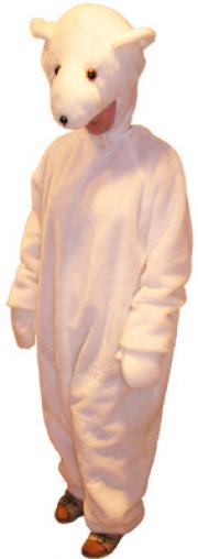 Elabika mascot costumes Polar bear