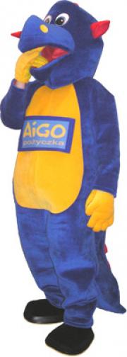 Elabika mascot costumes Dragon AiGo