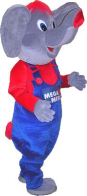 Elabika mascot costumes Elephant Mega Meble