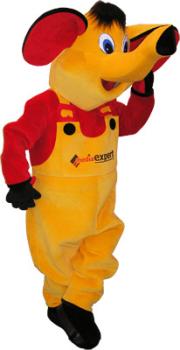 Elabika mascot costumes Elephant Media Expert