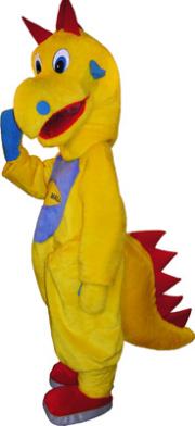Elabika mascot costumes Dragon Sadyba Best Mall