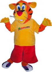 Elabika mascot costumes Tiger OSiR Lublin