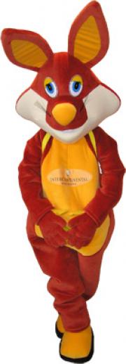 Elabika mascot costumes Rabbit czerwony InterContinental Warszawa