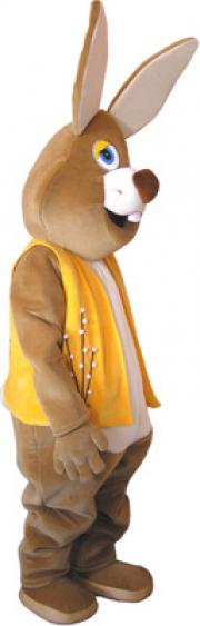 Elabika mascot costumes Rabbit wielkanocny beżowy