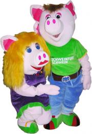 Elabika stroje reklamowe Świnia Schweinfurt hat Schwein